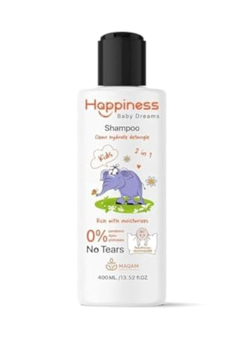 Happiness Kids Hair Shampoo, Gentle Cleansing, Easy Detangling, Deep Reparation, Indications, Cleansing and moisturizing children's hair, Baby Hair Care, Beauty 400 ml
