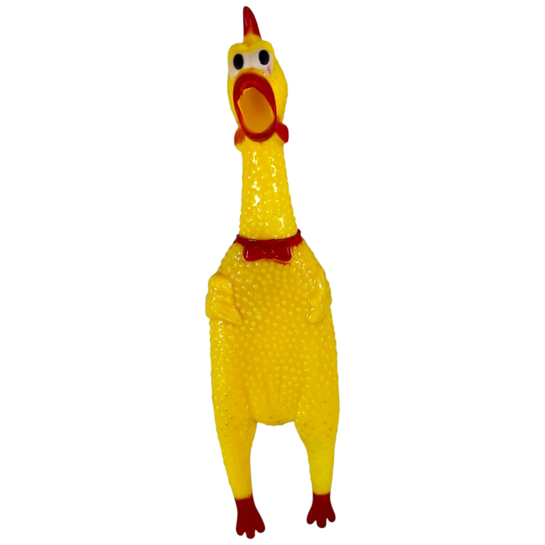 Generic Screaming Yellow Rubber Chicken Pet Dog Toy