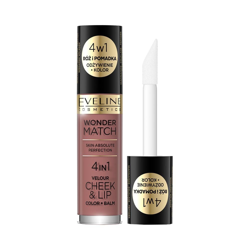 Eveline Wonder Match 4 IN 1 Velour Cheek & Lip 05