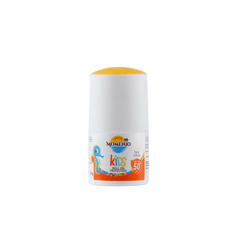 Momento Kids Roll-On Sunscreen, Face & Body, SPF 50, 50g