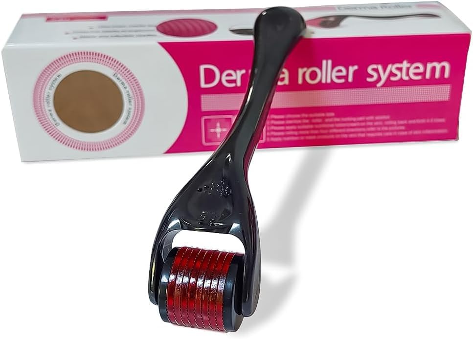 Derma Roller, 540 Needle Cross-Line Derma Roller for Anti-Aging Skin Regeneration, Start Enjoying the Benefits of Younger, size: DRS150 (1.5 mm)