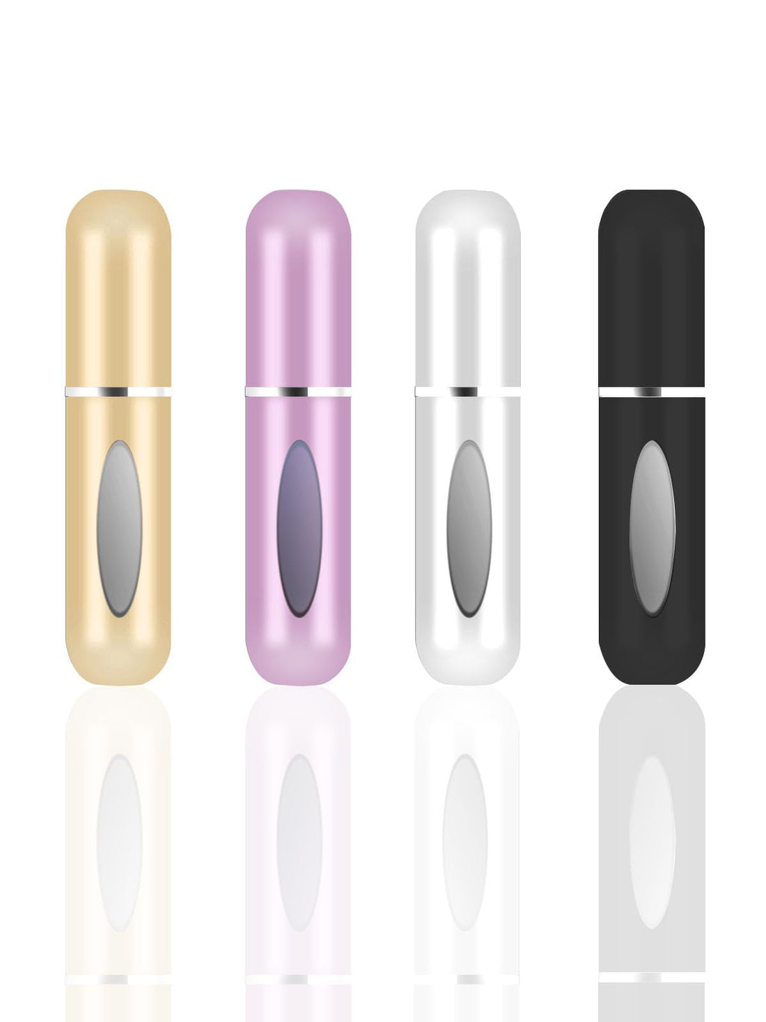 CUTEABC Travel Perfume Bottle Refillable,5ml Portable Travel Perfume Atomizer Refillable,Mini Cologne Perfume Spray Bottle,Scent Pump Case for Traveling and Outgoing (4Pack)