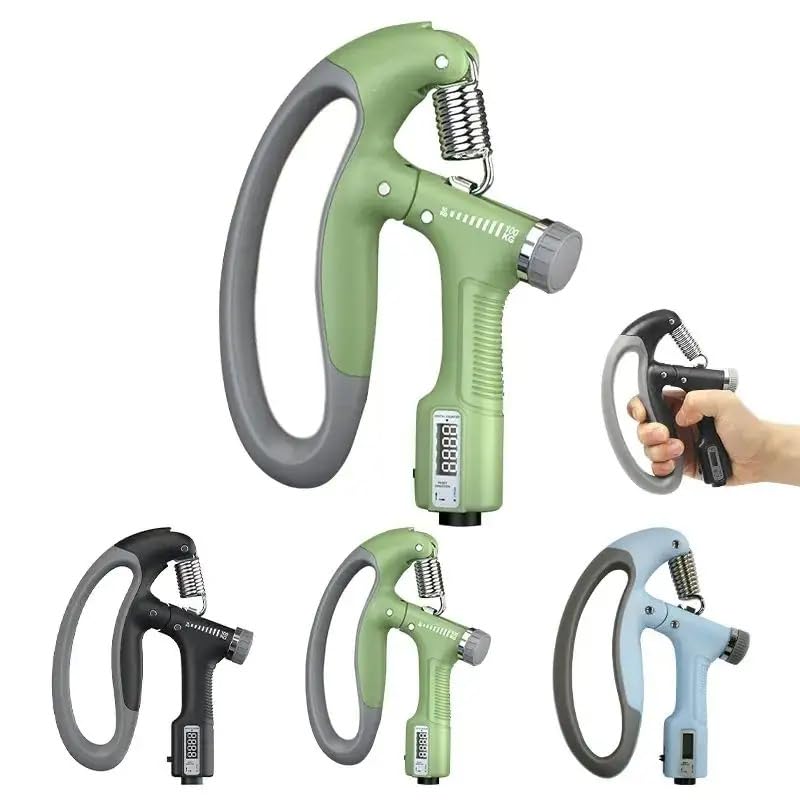 Strengthen Your Grip with Hand Strengthener Grip Includes Counter, Hand Exerciser with Adjustable Loads 10-100kg, Hand Grip, Stress Exercise, Finger and Wrist Strength, Rehabilitation Equipment (Blue)