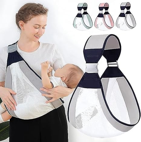 Comfortable Infant and Newborn Carrier | Easy to Put on | Soft and Safe Material | Suitable for Daily Rides | From Generic