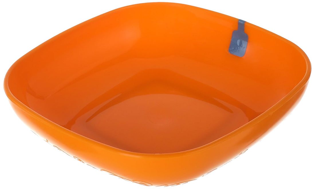 M-Design Eden™ Deep Plate 20 cm - Microwave, Dishwasher, Food Safe & BPA Free - Stackable - Orange