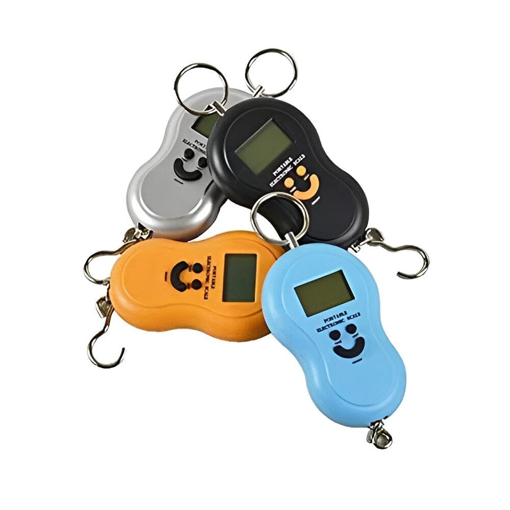 Digital Weighing Scale, Portable Mini Electronic Weighing Scale with LCD Display - 50kg Capacity, Dual Accuracy, Easy to Use Net Weight Function, Great for Kitchen, Shopping or Outdoor Weighing Tasks