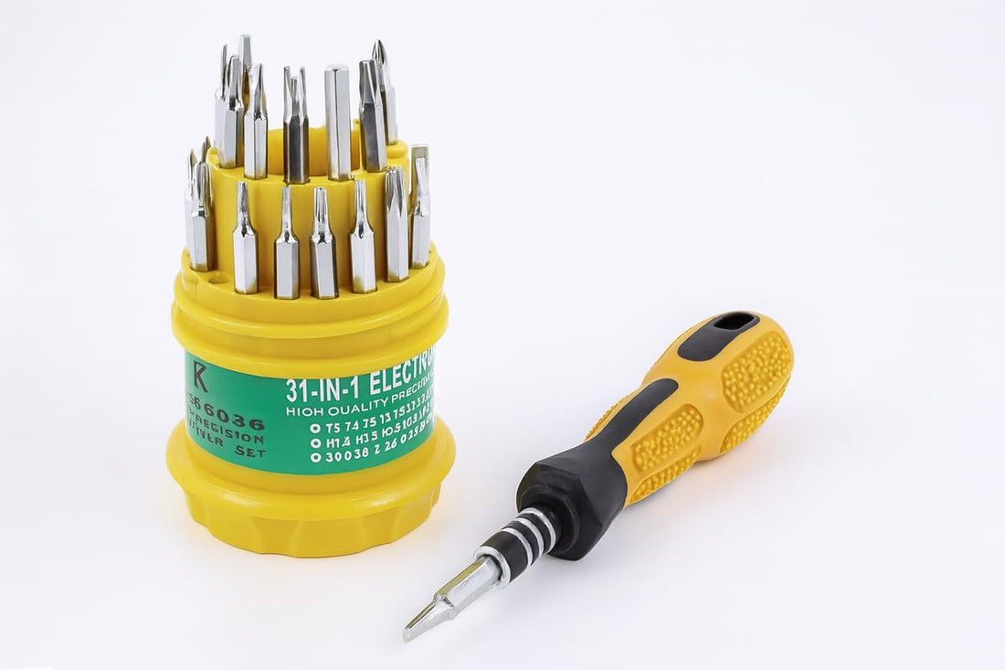 31-in-1 Professional Screwdriver Bit Set with Portable Storage Container
