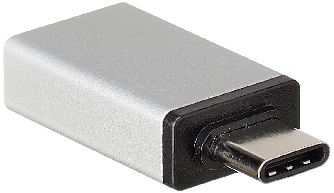 Keendex kx2356 otg male type-c usb 3.1 to female usb 3.0 converter cable - silver and black
