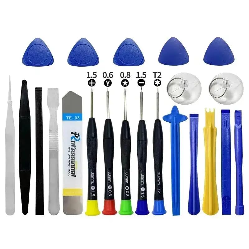 21 in 1 Prying Tool Kit - Removal Cleaning Repair Kit with Magnetic Screwdrivers Set and Opening Pry Tools, Suitable for Laptop, Tablet, Phone, MacBook, PC, iPad