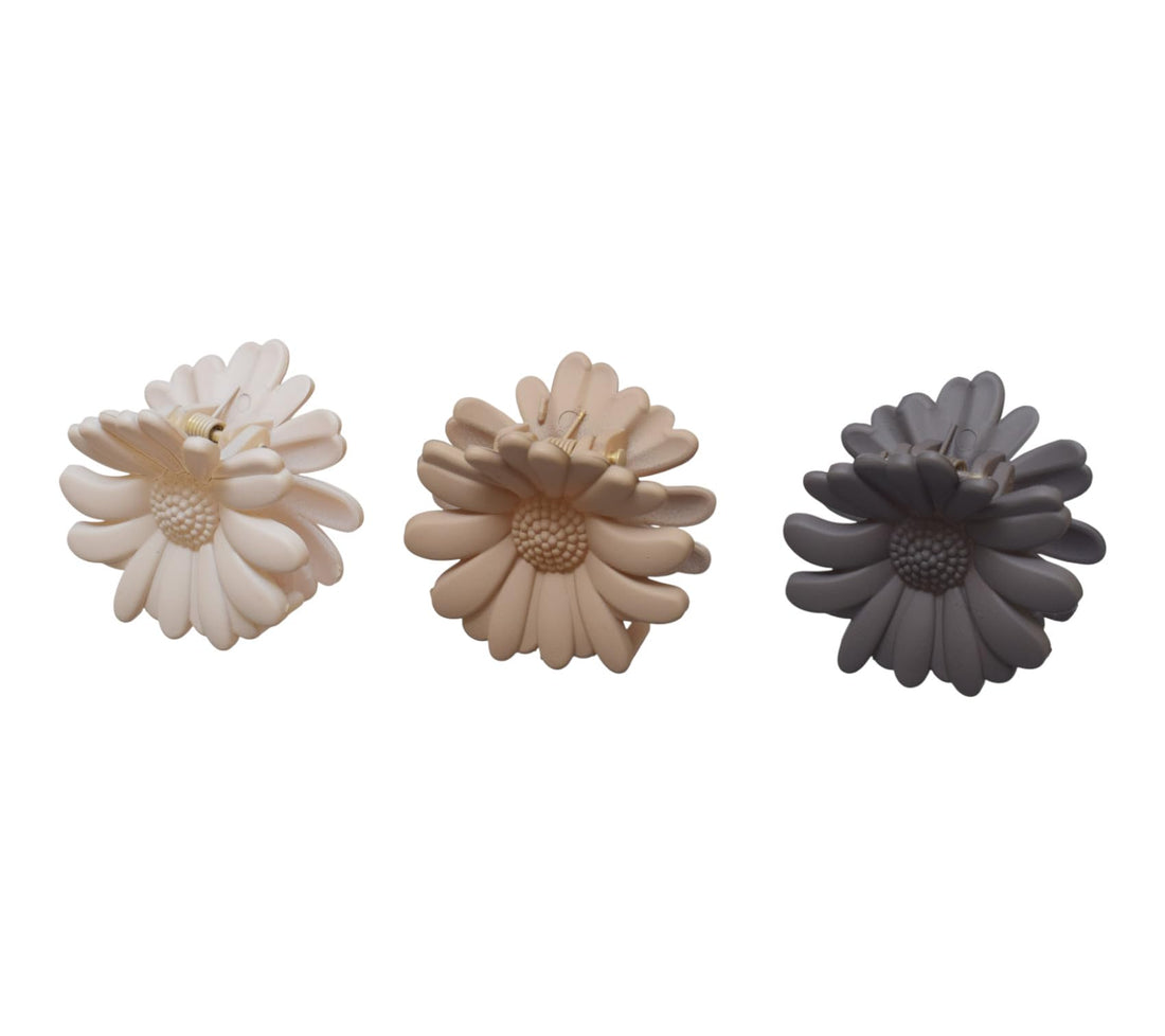 Daphne 3-Piece Rose Girls' Hair Clip - Multicolor