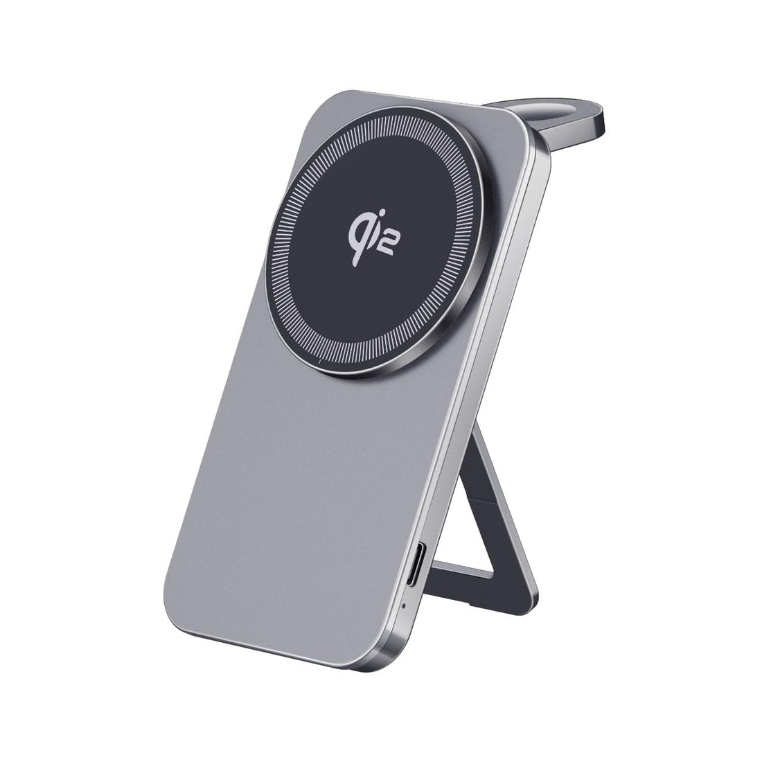 Green Lion MagStand Duo Wireless Charger [Compatible with MagSafe & Qi2], Built-in Aluminum Kickstand, 15W & 5W Smartwatch, Ultra-Slim & Foldable, Compatible with iPhone 17/16/15/14/13, Apple Watch