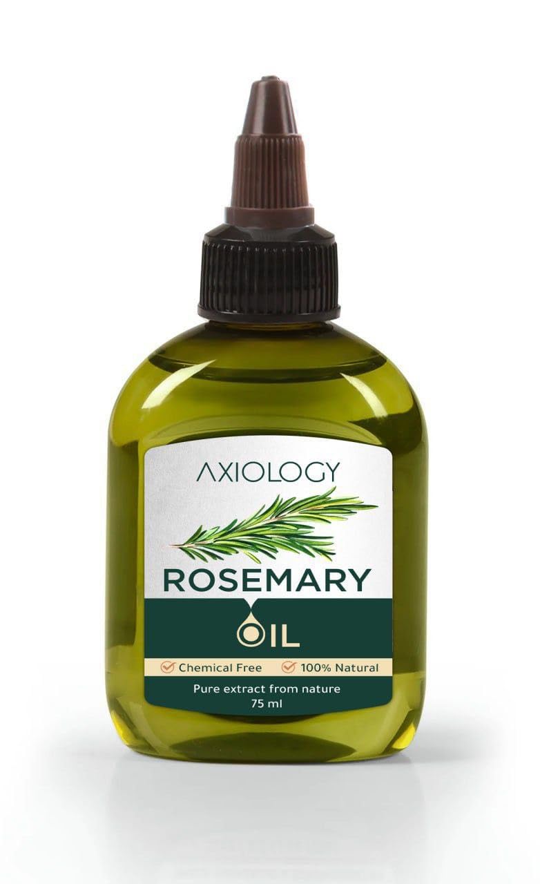 Axiology Rosemary Oil, 100% Natural Pure Rosemary Extract, Chemical-Free, 50 ml