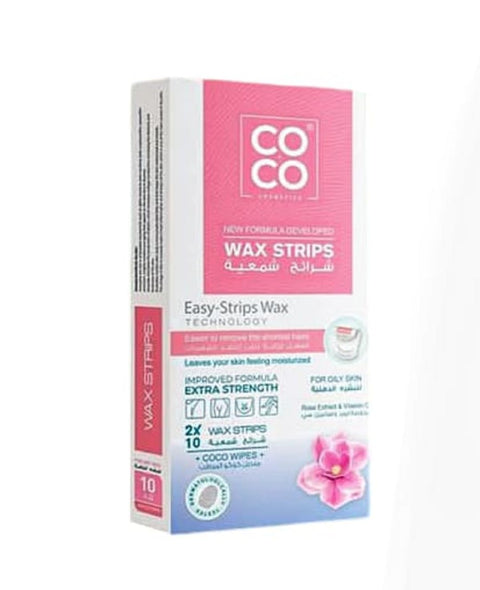 Hair Removal Wax Strips Coco Wax with Rose Extract