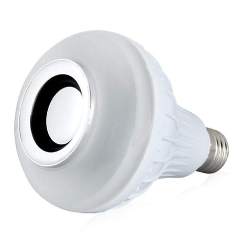 Wireless Bluetooth LED Bulb Light Speaker 12W RGB Smart Music Play Lamp Remote