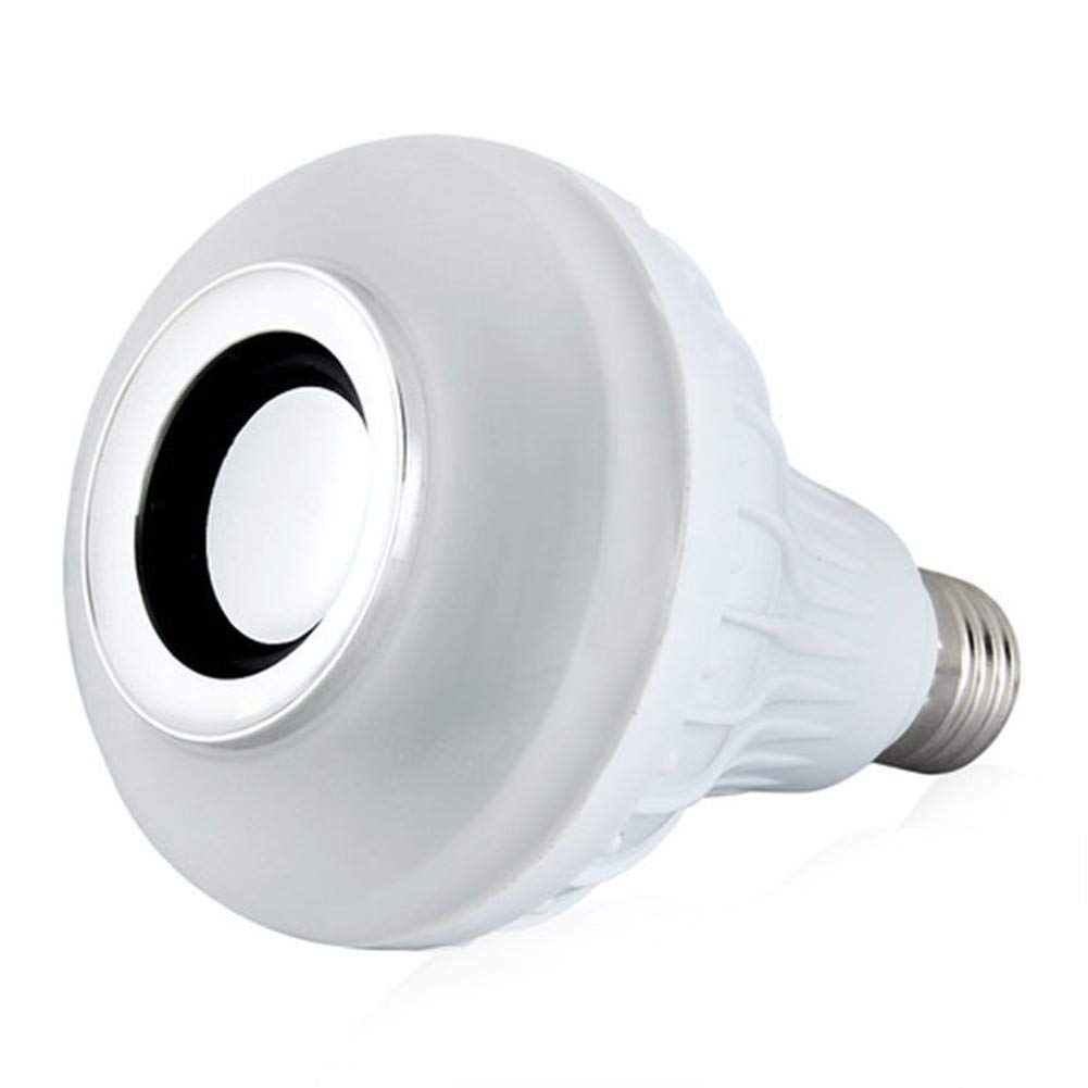 Wireless Bluetooth LED Bulb Light Speaker 12W RGB Smart Music Play Lamp Remote