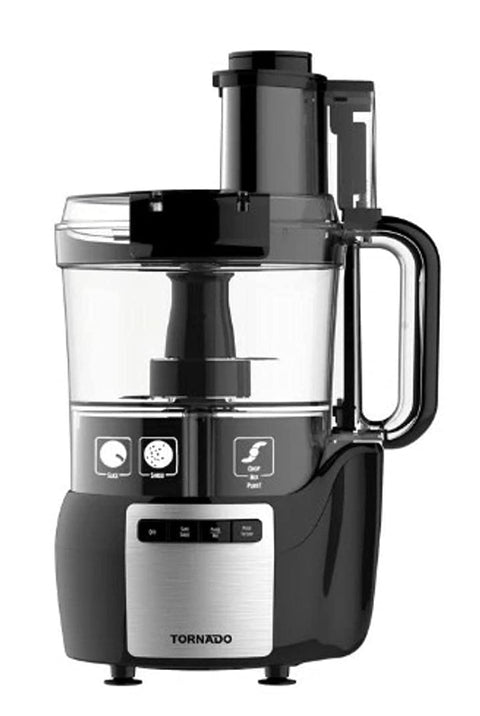 TORNADO Food Processor 450 Watt 1.5 Liter Bowl Black FP-450T