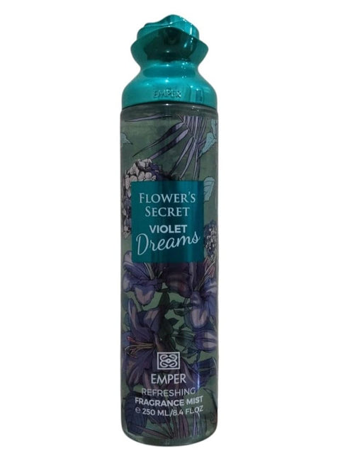 Flower's Secret Violet Dreams Refreshing Fragrance Mist For Women - 250 ML