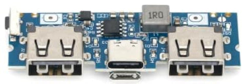 1 PCS Micro/Type-C USB 5V 2.4A Dual USB 18650 Boost Battery Charger Board Mobile Power Bank Accessories For Phone DIY