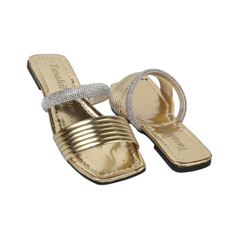 Women's 800 Glitter Leather Flat Sleeper