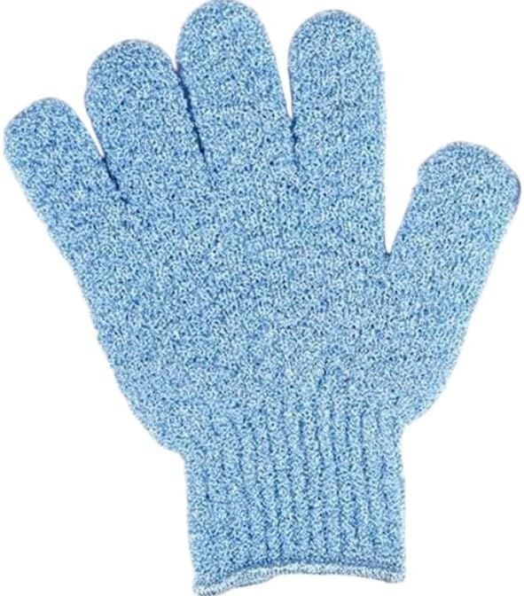 ZOZY Exfoliating Bath Glove Multicolor Elastic Body Scrubber for Shower (2 pcs)