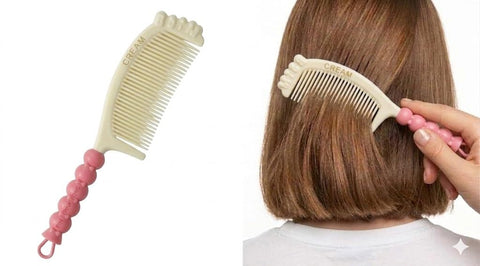 Wide Tooth Comb and Large Hair Detangling Comb, Durable Hair Brush for Best Styling and Professional Hair Care, Suitable for Curly Hair, Long Hair, Wet Hair in all Types,-1 pack - multicolor