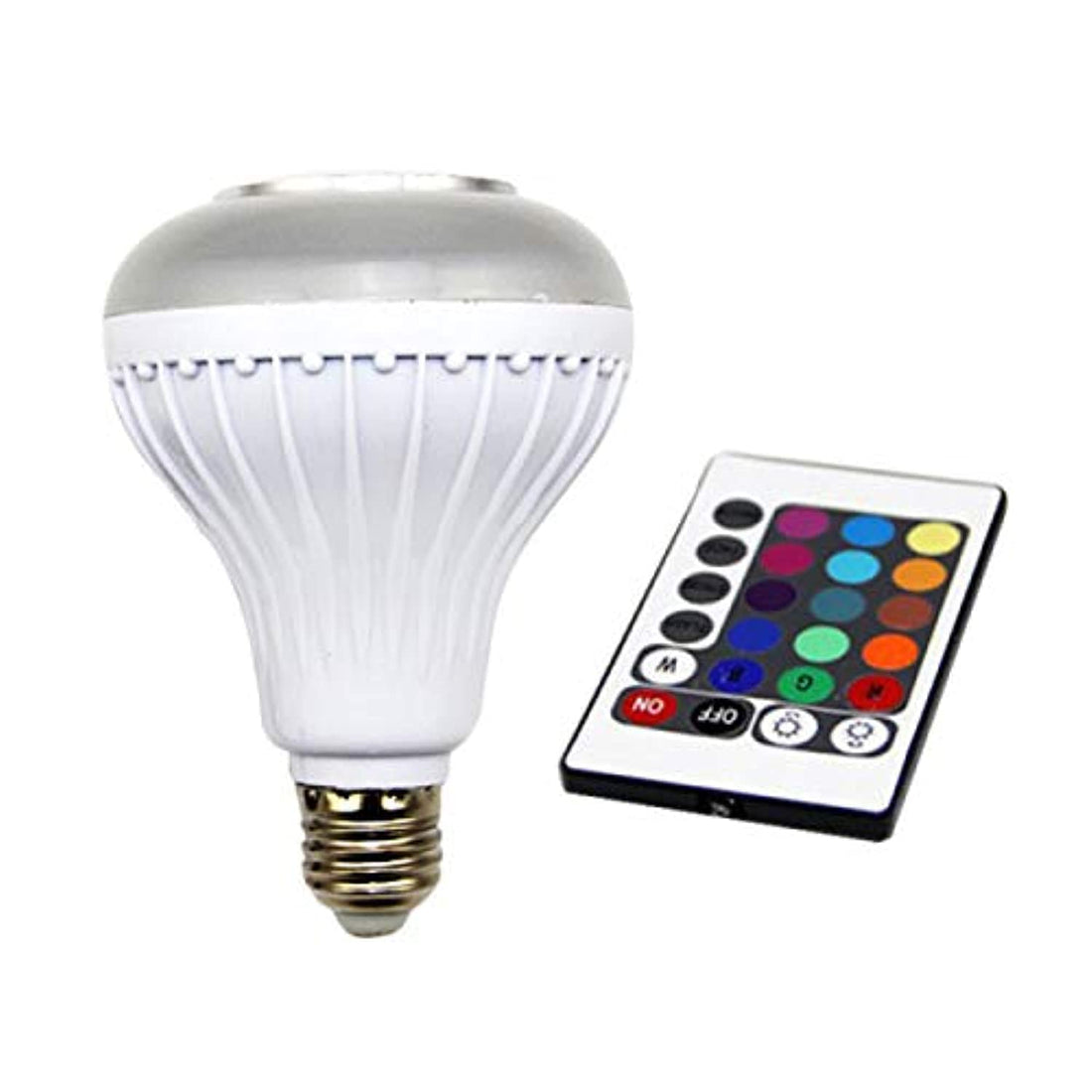 LED Light Smart Wireless Bluetooth Stereo Speaker Bulb Music Lamp Remote Control Light