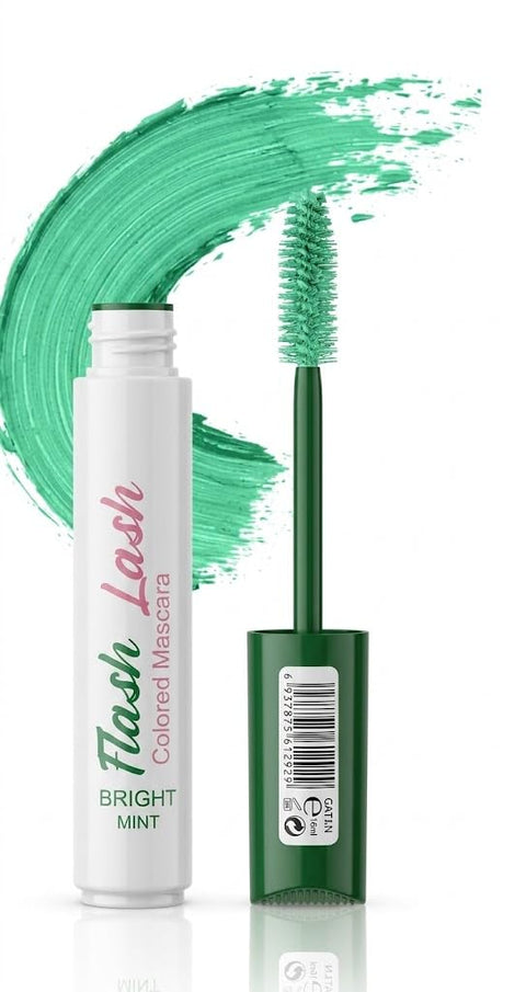 Green Color Mascara-n Mascara Eye Makeup Tool Waterproof Makeup Extension Color Long lasting - Green-8.5ML