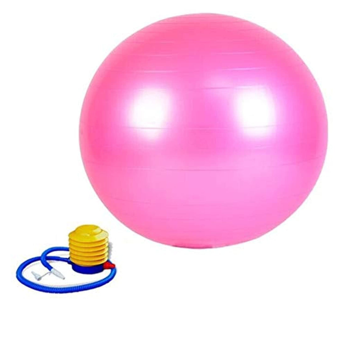 65CM Yoga Ball Anti Burst Gym Swiss Fitness Exercise Pregnancy Birthing Pump Rose Pink