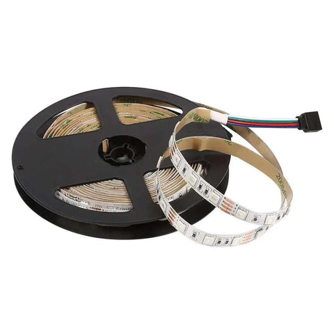 (1Pcs) Non-Waterproof 60 LED/m 24V 5 Meter LED Strip Light | Model IP20 | 72W | 5050 LED Strip Non-Waterproof LED/meter 24V 5meter 72W | Durable construction | Easy installation |