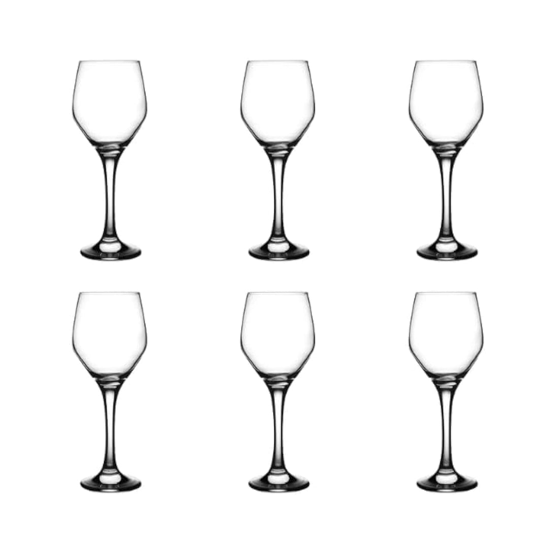 Pasabahce Juice and Water Cups Set of 6 – Daphne- (255ml)- Clear