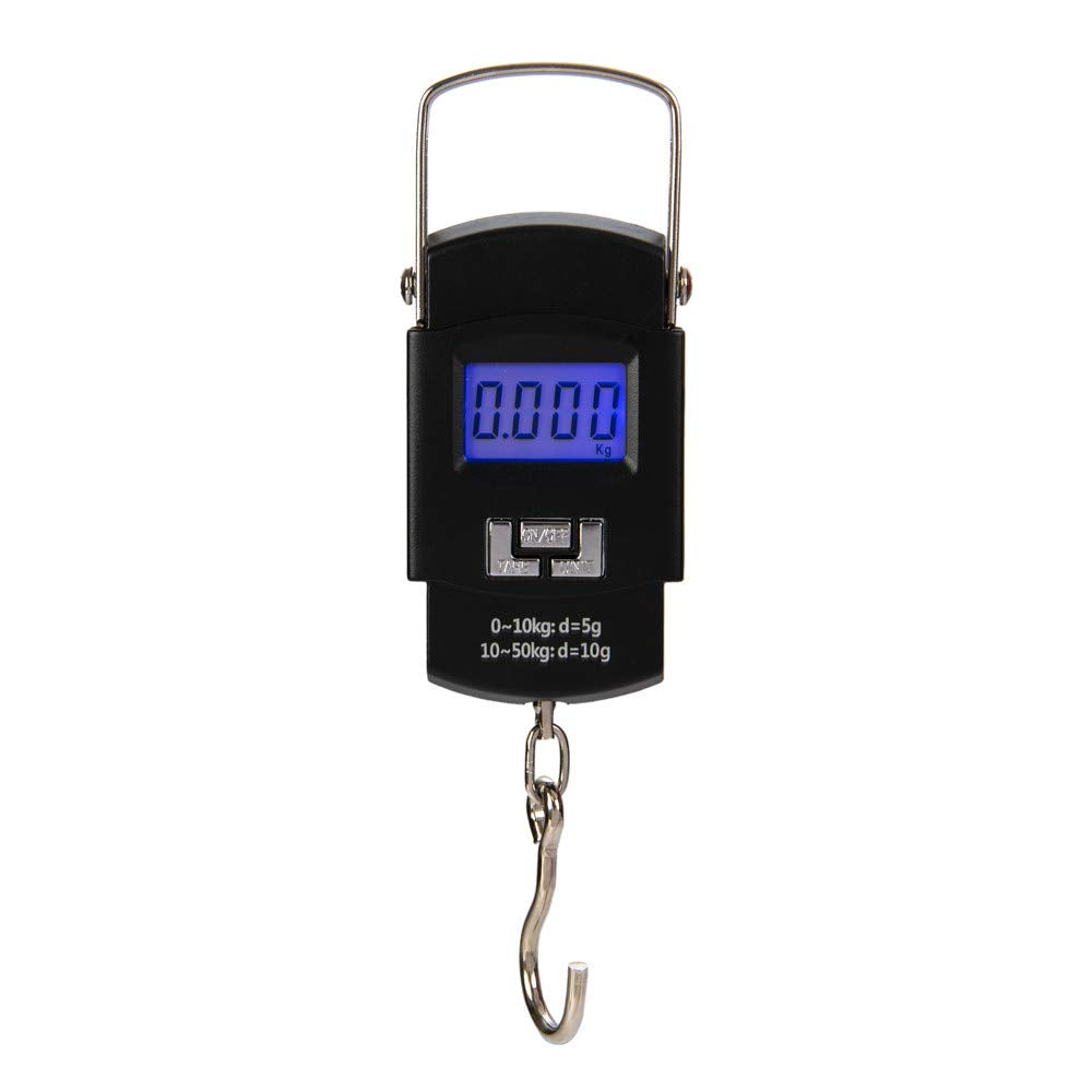 SHOWAY Portable Luggage Scale 50kg Electronic Digital Suitcase Travel Bag Hanging Weighing Scale