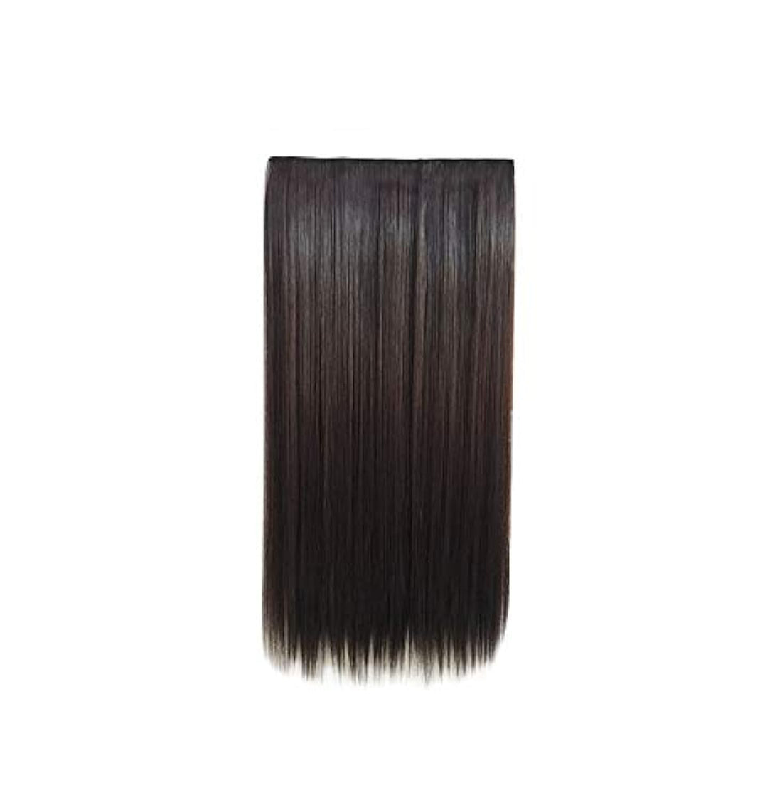 One-piece Thickened Five-clip Hair Extension Seamless Women's Synthetic Hair Long Straight Elegant Fashion Wig Accessory