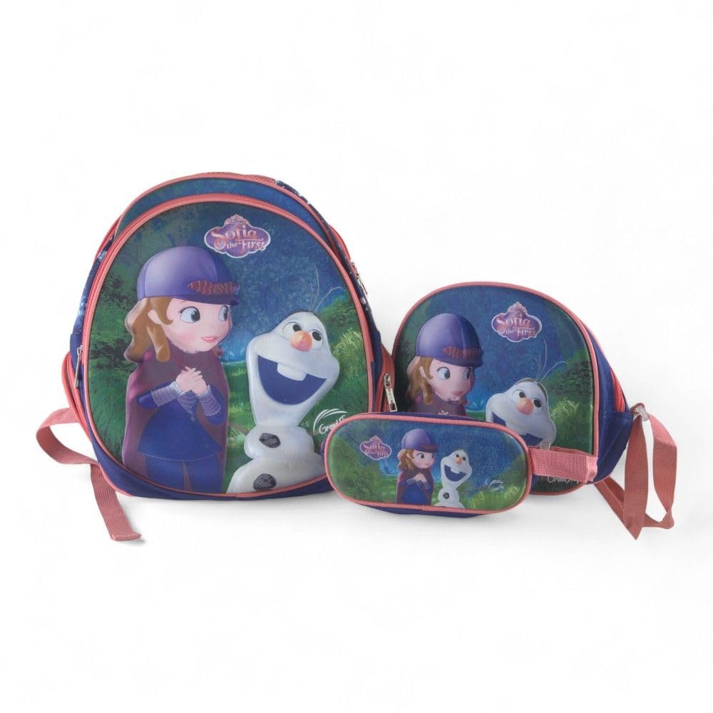 Sofia The First School Backpack with 2 Bags - GS17-T