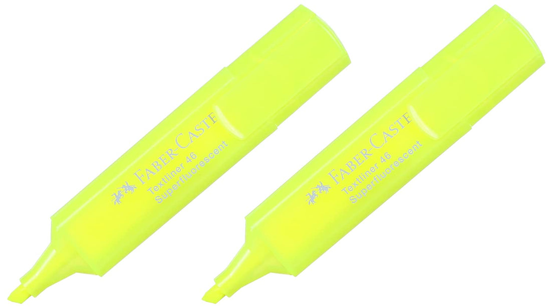 FaBER-CaSTELL 607-807 Textliner Set, 2 Pieces - Yellow