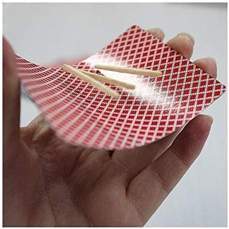 Magic Card Trick Playing Cards with Double Wicks, Red, Funny Air Floating Magic Tricks Floating Match on Card Close up Magic Magician Toothpick Matches Floating Props (1)