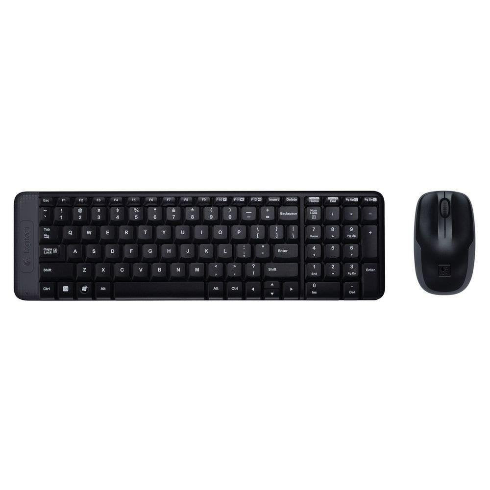 Logitech Wireless Mk220 Keyboard And Mouse Combo (black)