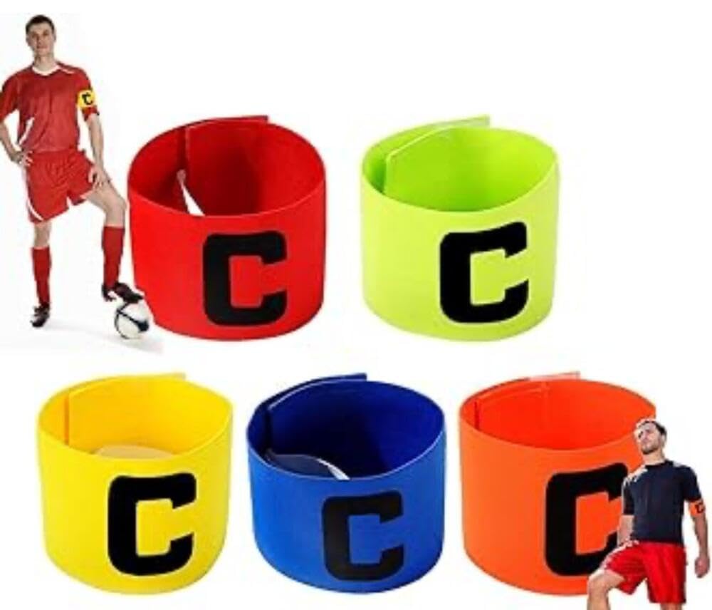 Team Leader Captain Elastic Basketball Armband Youth Adult Black