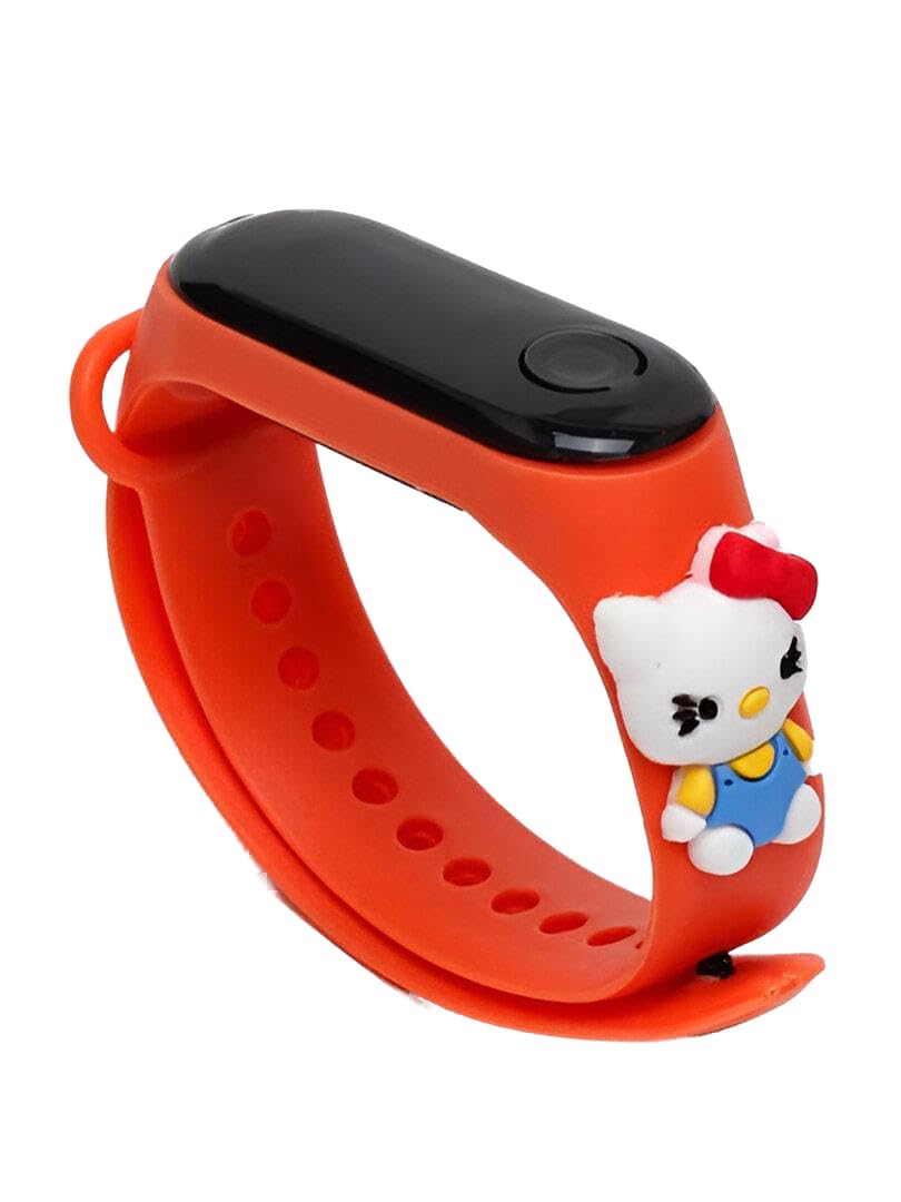 LED Watch for Kids - Surprise your child with this adorable LED digital watch, designed with eye-catching 3D cartoon shapes, waterproof capabilities, adjustable silicone straps for daily wear.