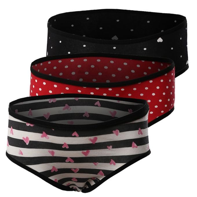Bundle Of Three Ultra Soft Hipster Panties - For Girls