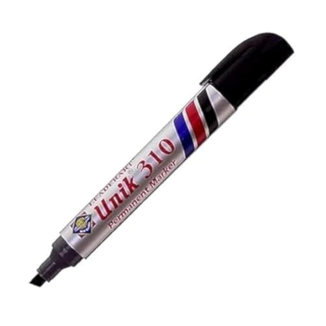 unik 310 permanent marker chisel tip black