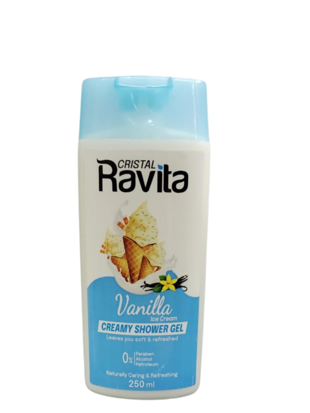 Cristal .RAVITA SHOWER GEL VANILLA250ml