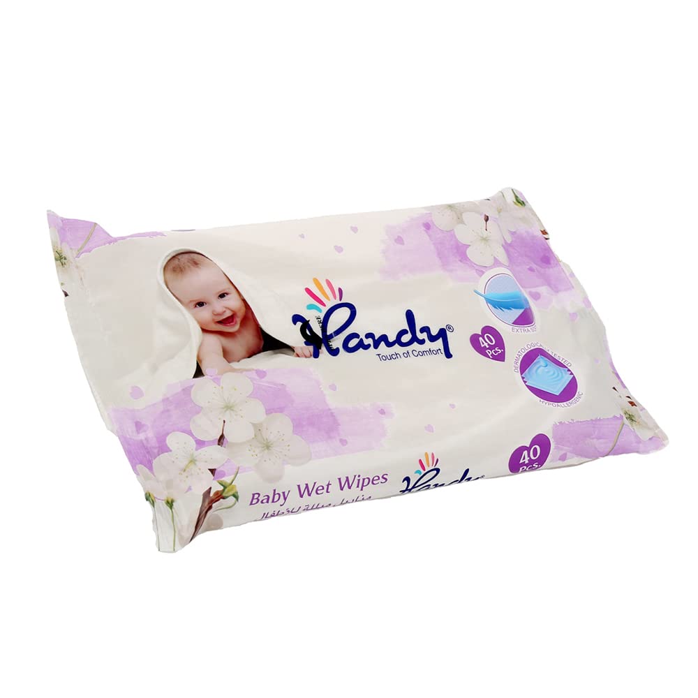 Handy Baby Wet Wipes Pack of 40 Wipes