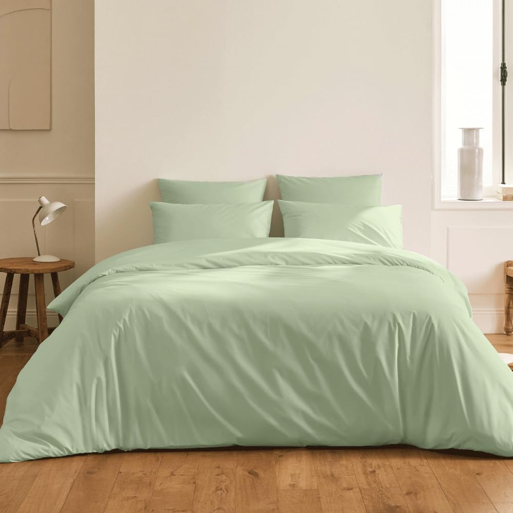 Bed N Home, Duvet Cover Set - 3 Pieces - Pine Green (180x220cm)