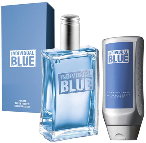 Individual Blue Eau de Toilette 100ml Gift Set includes Eau de Toilette 100ml and Hair and Body Wash 250ml