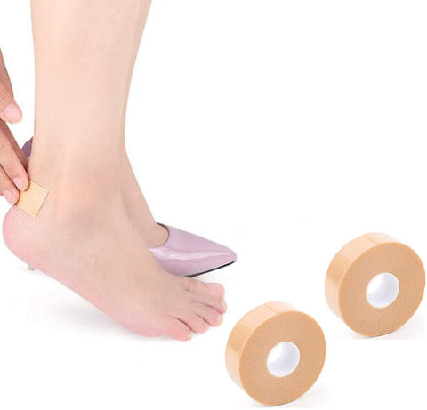 KASTWAVE 2 Roll Foot Care Sticker, Heel Grip Tape for Man Women to Prevention Blister and Chafing Cushion Protection, Multi-Purpose Anti-Slip Waterproof High-Heeled Foam Tape