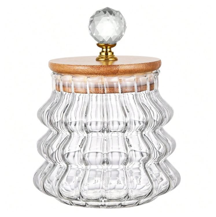 1 Glass Jar, Coffee, Flour and Bean Storage Container (2pcs)