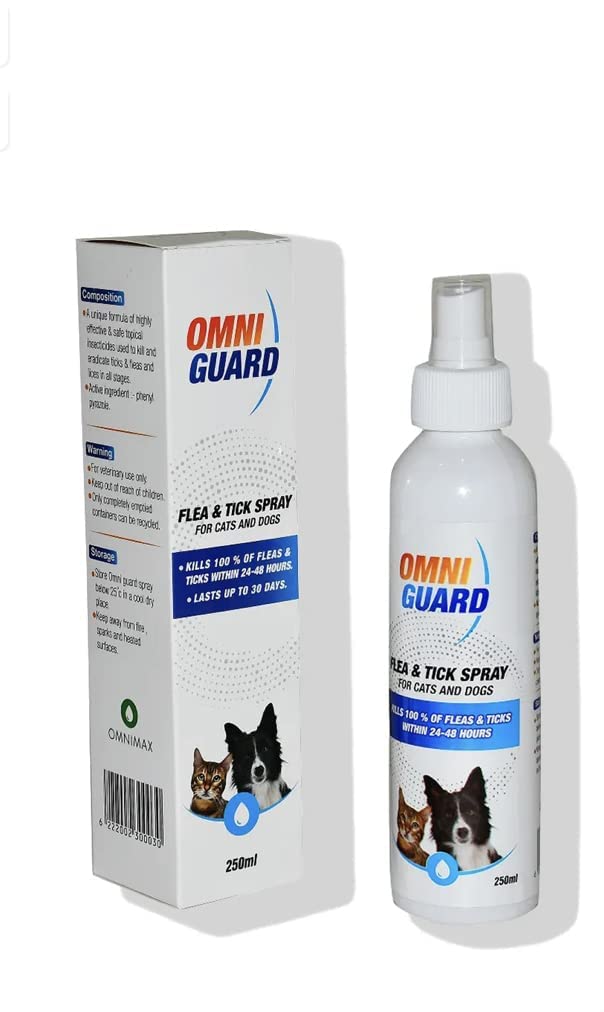 Omni Guard Flea & Tick For Cats & Dogs, 125ml