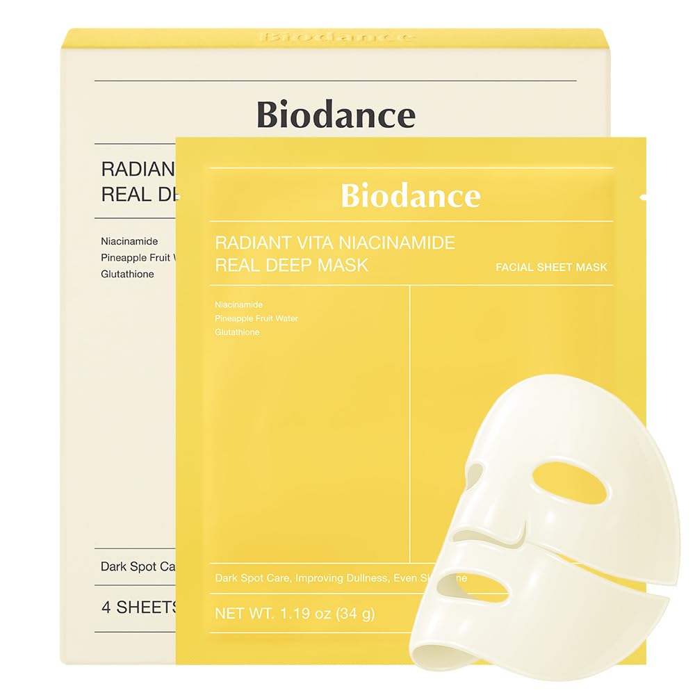 Bio-Dance Hydrogel Mask 4 Types (4 Pieces, Bita)