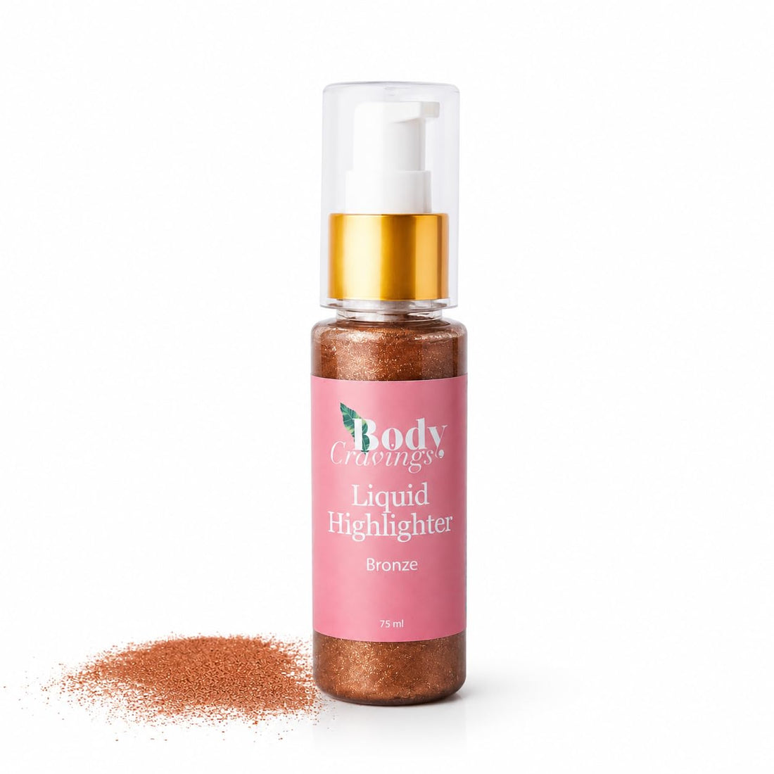 Body Cravings Bronze Liquid Highlighter | Shimmering Bronze Glow for Face & Body | Moisturizing Formula with Aloe Vera | Lightweight Illuminating Body Glow | After Sun Skin Rehydration | 75 ml