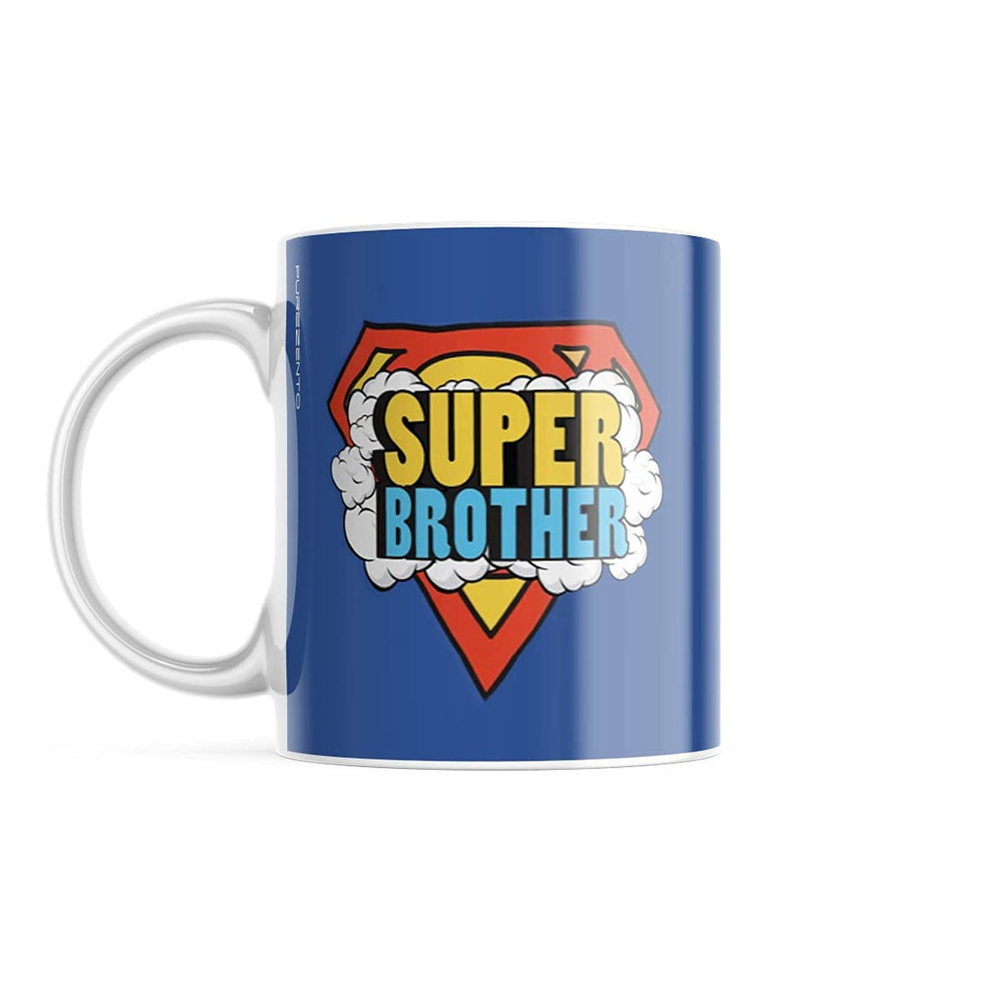 PUREZENTO Super Brother Gift for Brother on raksha bandhan/Birthday Coffee Tea/Milk Mug